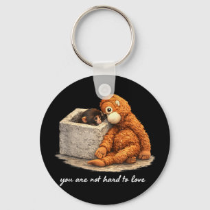 Porte-clés Bébé singe mignon adorable poing hommes femmes enf