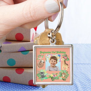 Porte-clés Bébé tropical Animaux Porte - clé Anniversaire de
