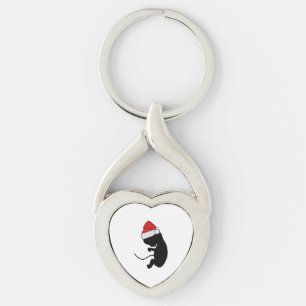 Porte-clés Bébé X-Mas Maternité de Noël (trois couleurs)
