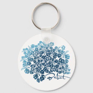 Porte-clés Bebot - ketmie - bleu
