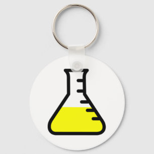 Porte-clés Becher de la Science de chimie
