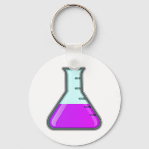 Porte-clés Bécher de la science de la chimie
