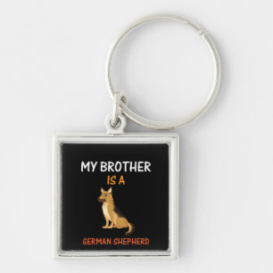 Porte-clés Beekeeper Art My Brother Is A German Shepherd