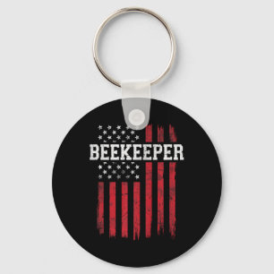Porte-clés Beekeeper Drapeau américain Patriot Patriotique Us