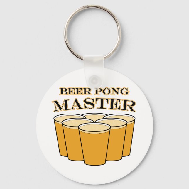 Porte-clés Beer Pong Master (Recto)