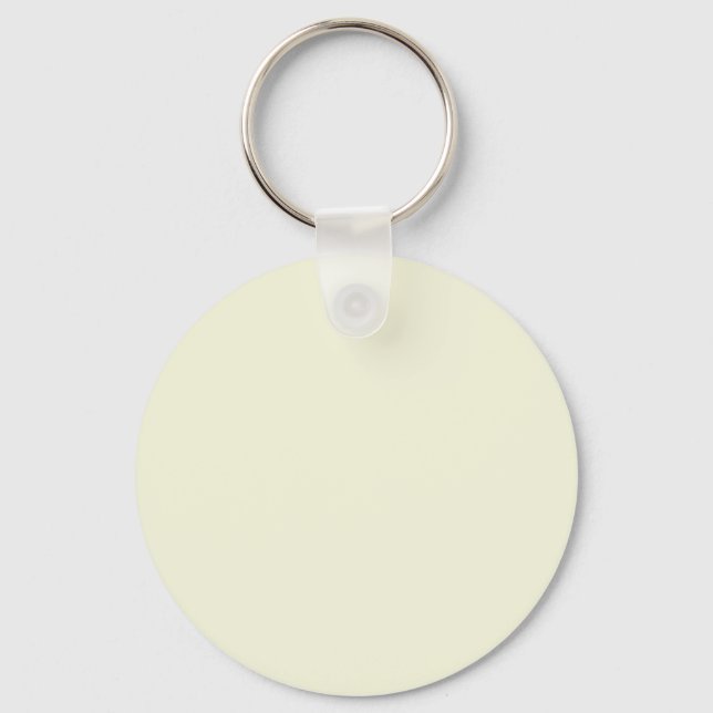 Porte-clés Beige (blanc cassé) F5F5DC - Option pour ajouter u (Recto)