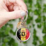Porte-clés Belgian flag, emblem & Belgium holiday /sports Key<br><div class="desc">Keychains: Belgium, Coat of Arms & Brussels - love my country and Belgian flag travel, holiday gifts / sports fans</div>