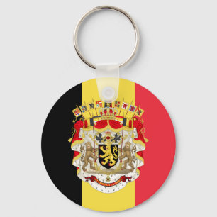 Porte-clés Belgium Flag & COA