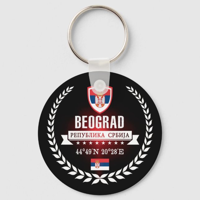 Porte-clés Belgrade (Recto)
