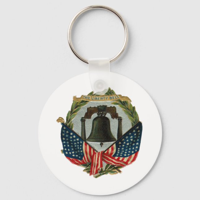 Porte-clés Bell de la liberté vintage (Recto)