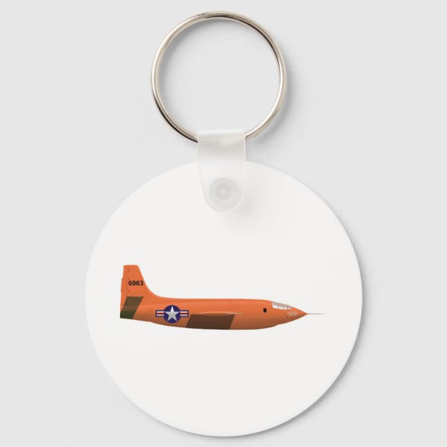 Porte-clés Bell X-1 Avion à fusée (Recto)