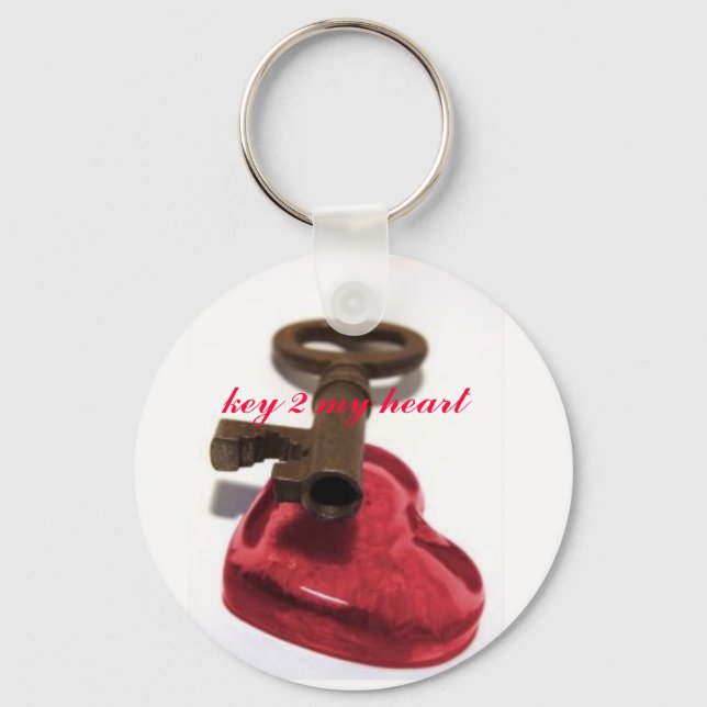 Porte-clés Belle clé 2 mon coeur keychain (Recto)
