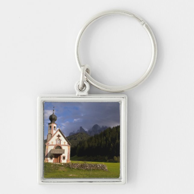Porte-clés Belle église isolée et solitaire appelée Rainui (Devant)