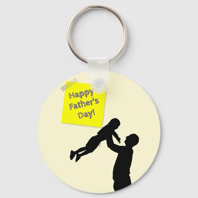 Porte-clés Belle Fête des pères heureuse (Recto)