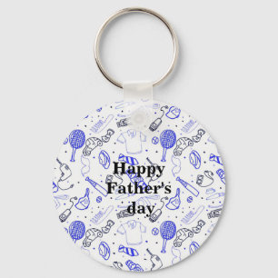 Porte-clés Belle Fête des pères heureuse