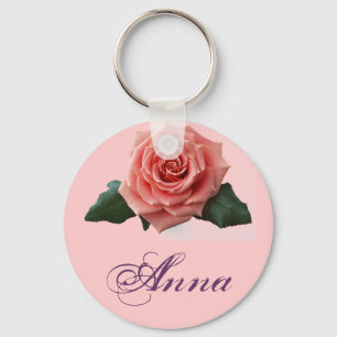 Porte-clés Belle fleur "de rose de rose"