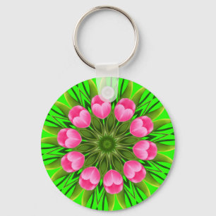 Porte-clés Belle Fleur Mandala Design