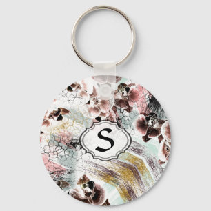 Porte-clés Belle orchidée