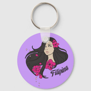 Porte-clés Belle pièce en t de graphique de Philippine