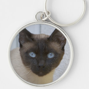 Porte-clés Belle pointe de phoque Chat siamois