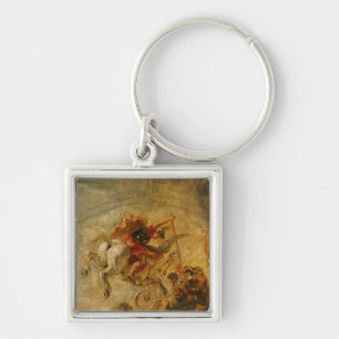 Porte-clés Bellerophon montant Pegasus combattant les