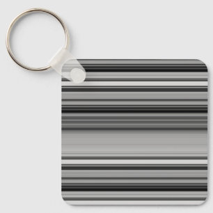 Porte-clés Belles rayures gris noir