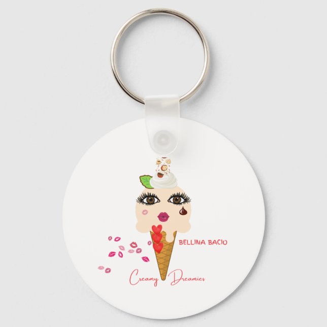 Porte-clés Bellina Bacio Creamy Dreamies Keychain (Recto)
