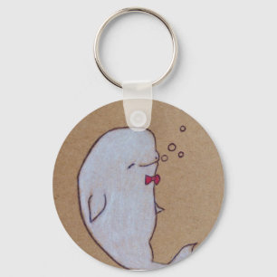 Porte-clés beluga élégant