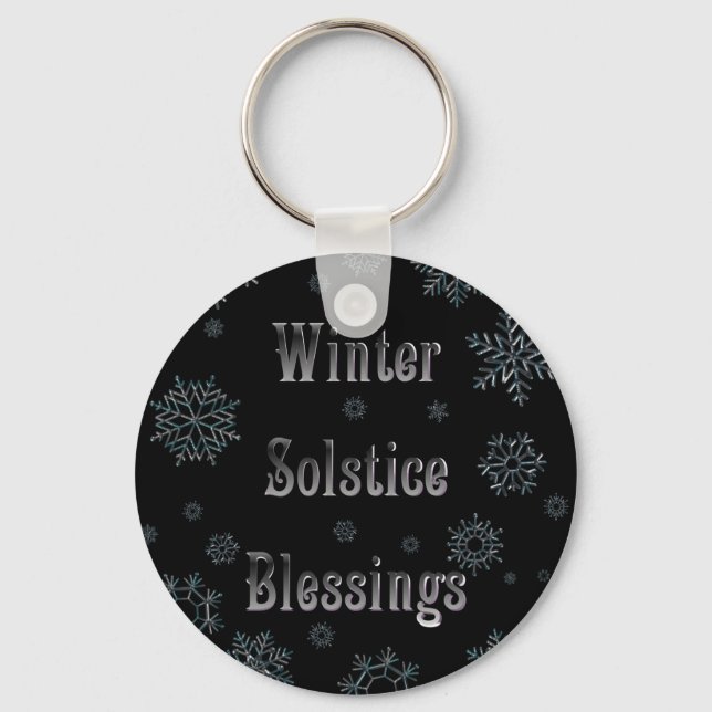 Porte-clés Bénédictions du solstice d'hiver  (Recto)