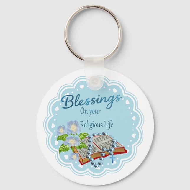 Porte-clés Bénédictions religieuses  (Recto)
