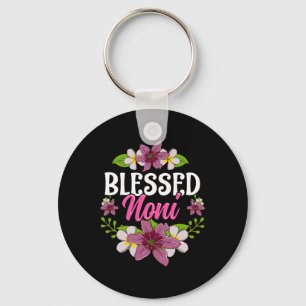 Porte-clés Béni Noni Chemise Mères Jour Cute Floral Cadeau