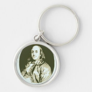 Porte-clés Benjamin Franklin