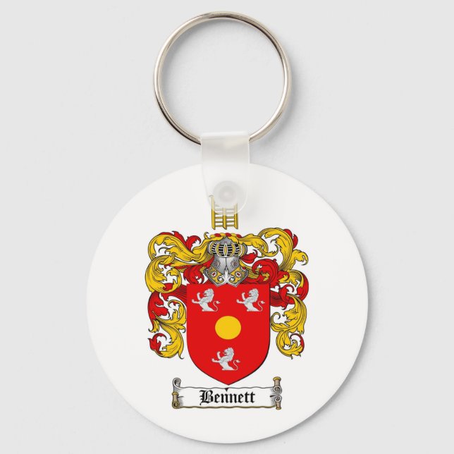 PORTE-CLÉS BENNETT FAMILLE CREST - BENNETT COAT D'ARMES (Recto)