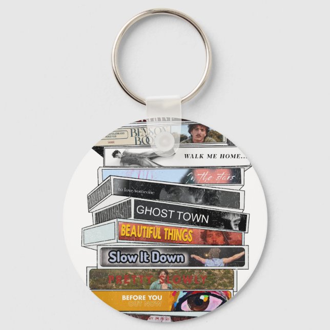 Porte-clés Benson Boone Cassette Audio (Recto)