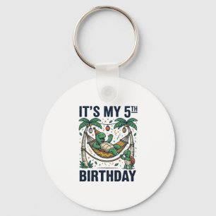 Porte-clés Berceau de tortue pour 5e anniversaire Gravure vin