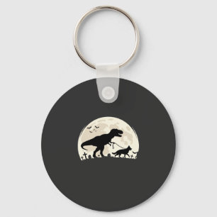 Porte-clés Berger Allemand Halloween Dinosaure Silhouette Lun