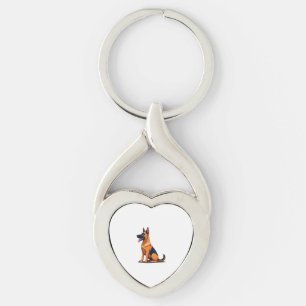 Porte-clés Berger belge Malinois (6)