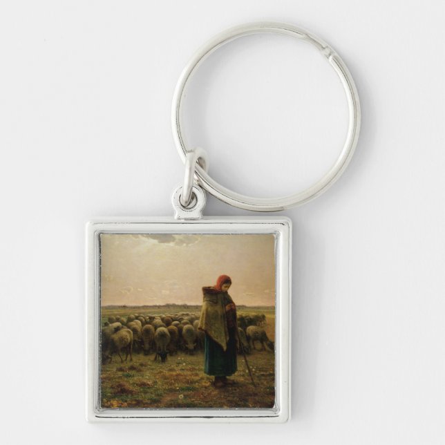 Porte-clés Bergère avec son troupeau, 1863 (Devant)