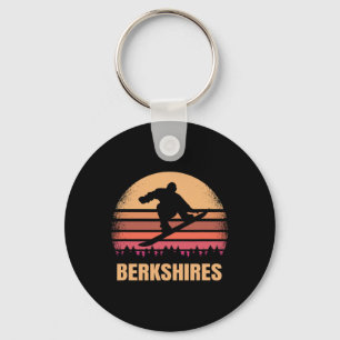 Porte-clés Berkshires Machusetts Snowboard Extérieur Mois 80