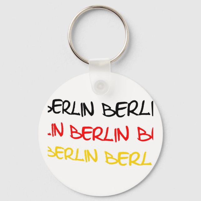Porte-clés Berlin, Germany Logo Souvenir (Recto)
