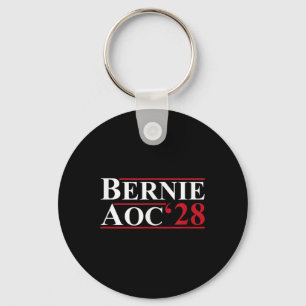 Porte-clés Bernie Aoc 2028 Bernie Sanders Alexandria Cortez P