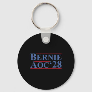 Porte-clés Bernie Aoc 2028 Bernie Sanders Alexandria Cortez P