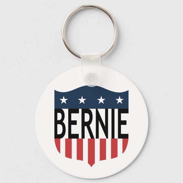 Porte-clés BERNIE étoiles et rayures (Recto)