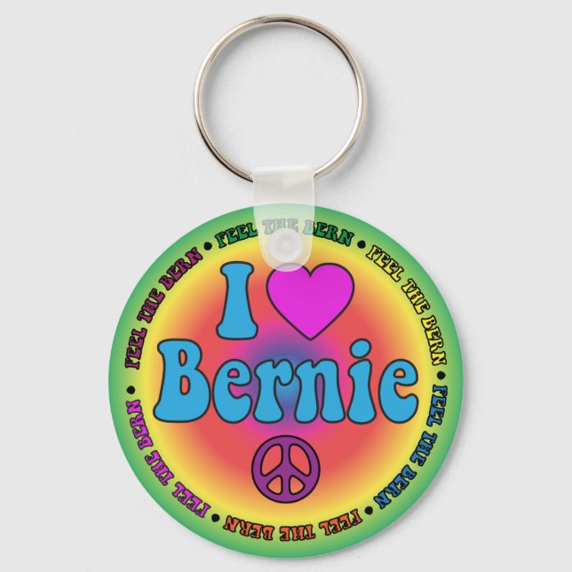 Porte-clés Bernie Sanders pour le président (Recto)