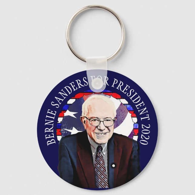 Porte-clés Bernie Sanders pour l'élection présidentielle de 2 (Recto)