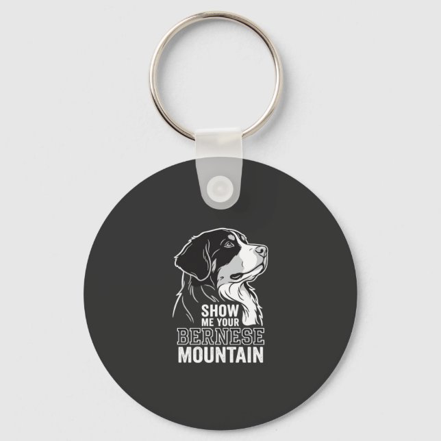 Porte-clés Bernois Montagne Montre Moi Ton (Recto)