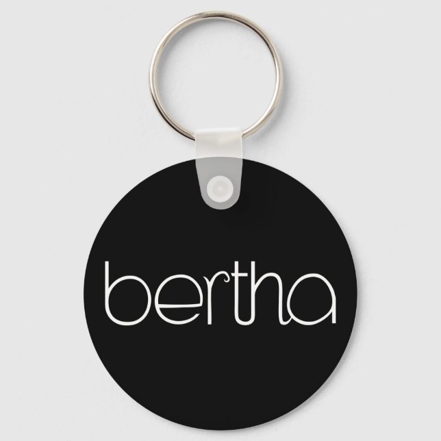 Porte-clés Bertha white Keychain (Recto)