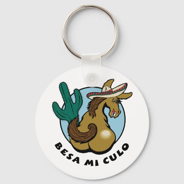 Porte-clés Besa Mi Culo (Recto)