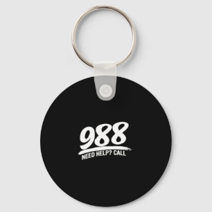 Porte-clés Besoin D'Aide Appelez 988 Long Sleeve