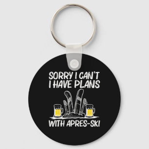 Porte-clés Best Apres Ski Art Pour Hommes Femmes Ski Skier Sk
